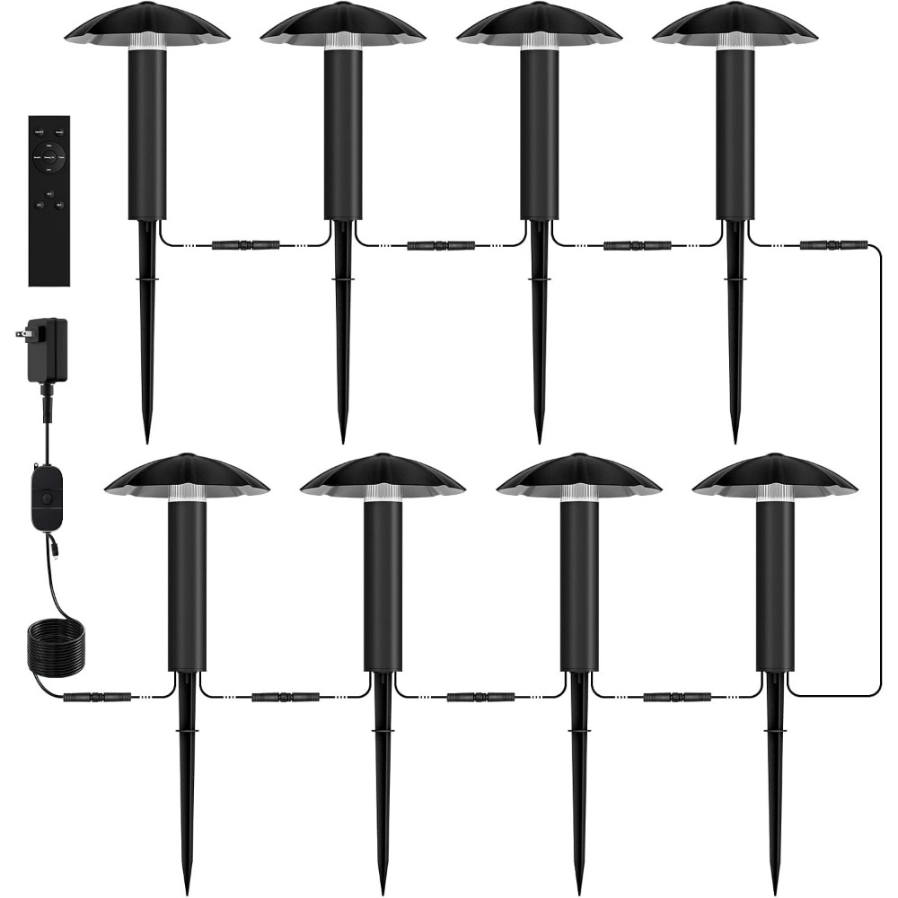 Outdoor Lighting Voltage - Zestaw 8 sztuk niskonapięciowych lamp do