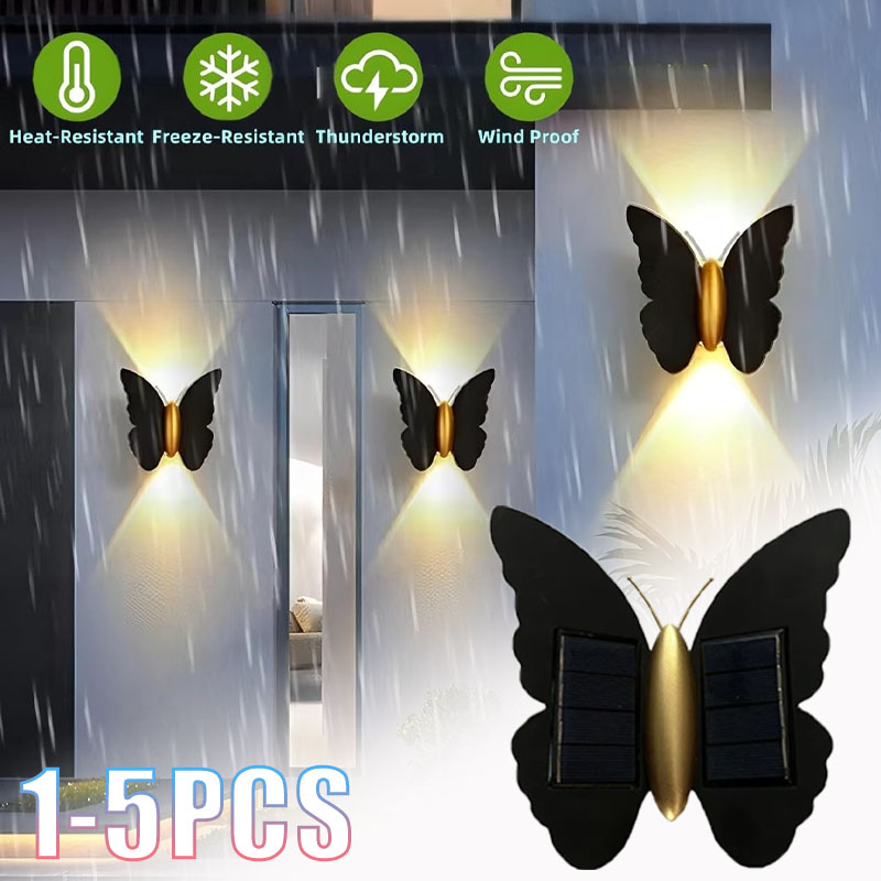 Outdoor Lighting Accent - 1-5 SZT. Solarna Lampa Ścienna w