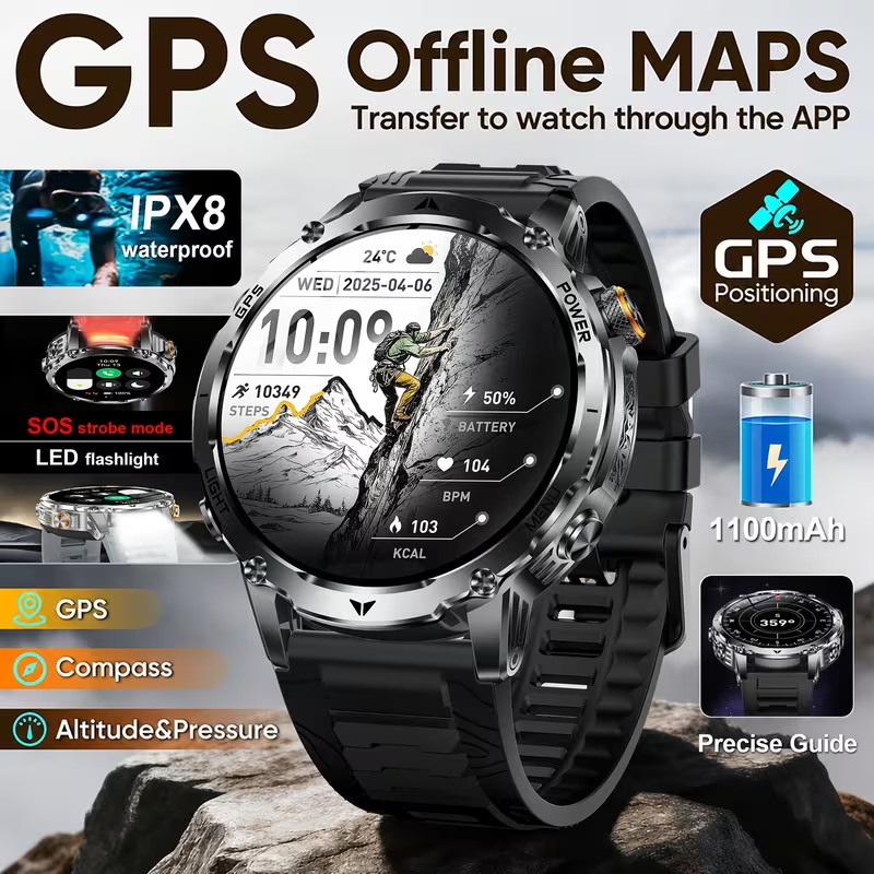 Outdoor Lighting Ip Rating - 2026 Nowy męski smartwatch outdoorowy z