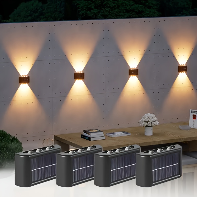 Outdoor Lighting Types - Zewnętrzna wodoodporna lampa solarna LED, oświetlenie