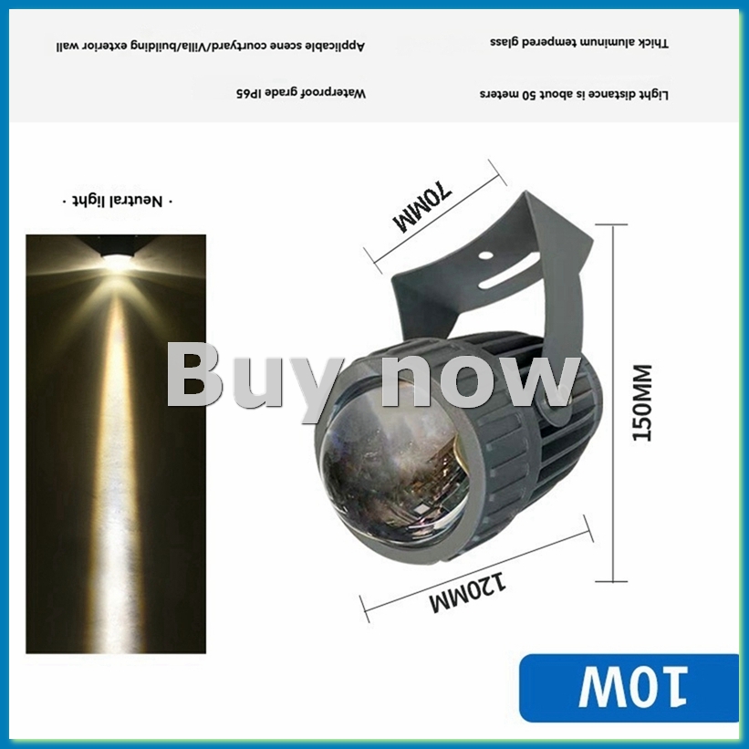 Outdoor Lighting Garden - Zewnętrzne reflektory LED ogrodowe ścienne 10W