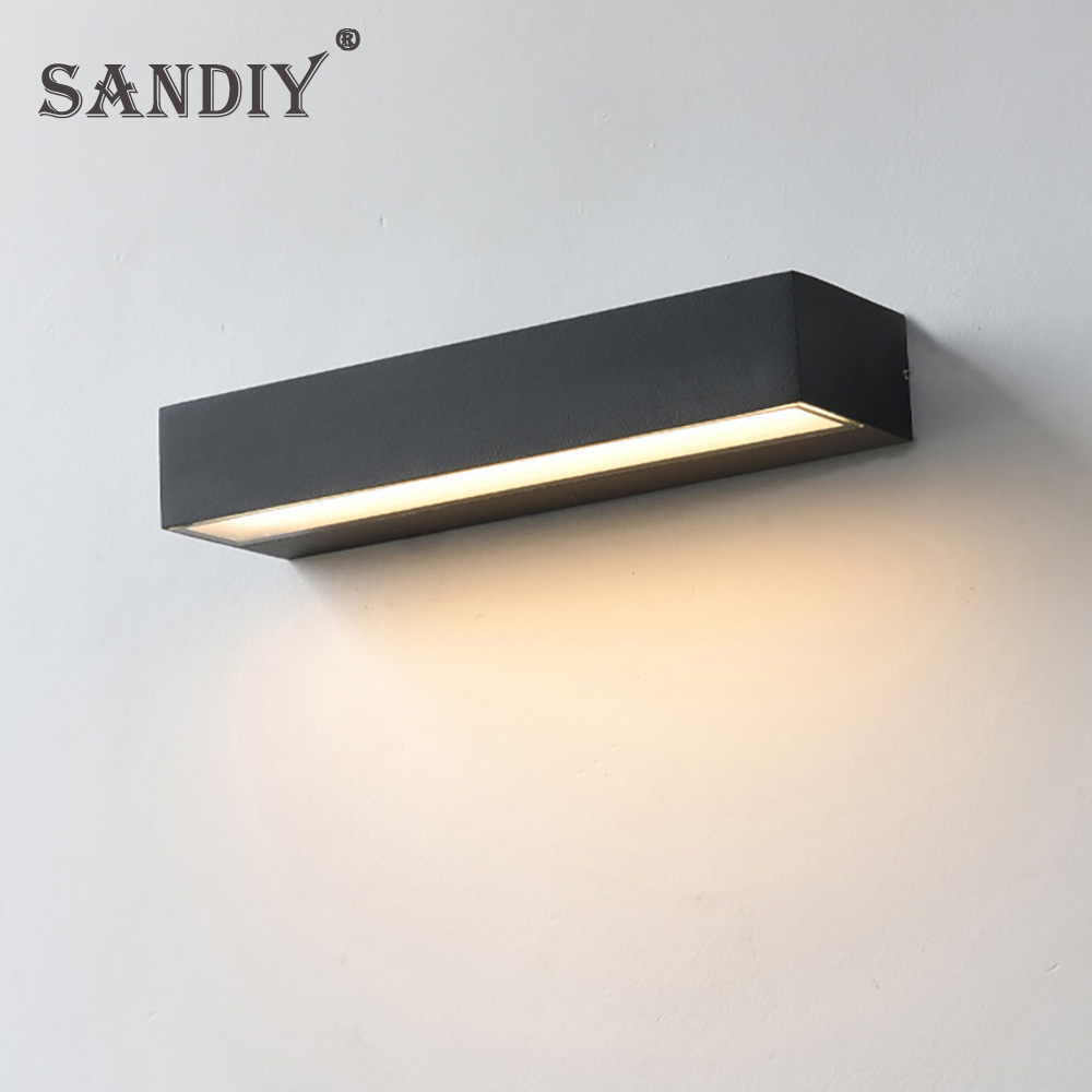 Outdoor Yard Lighting Fixtures - SANDIY Zewnętrzna lampa ścienna Nowoczesna zewnętrzna