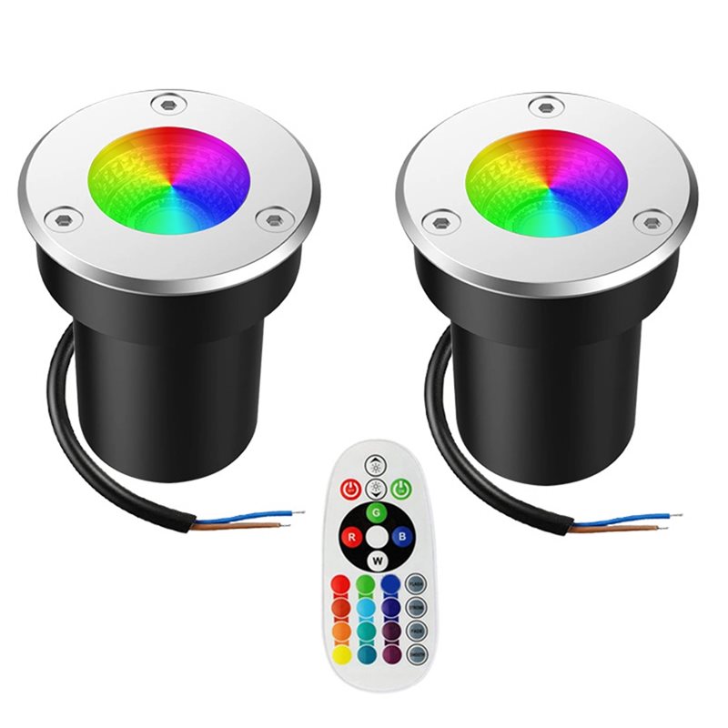 Outdoor Lighting Voltage - A01F-Zewnętrzna lampa gruntowa 12V RGBW 3W
