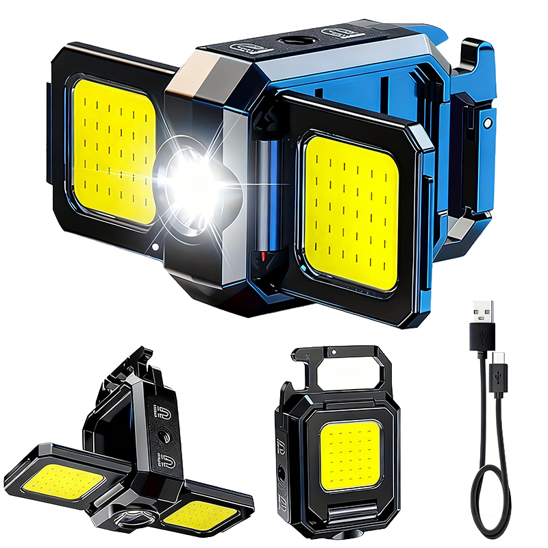 Outdoor Lighting Types - Mini Latarka Brelokowa COB Światło Robocze