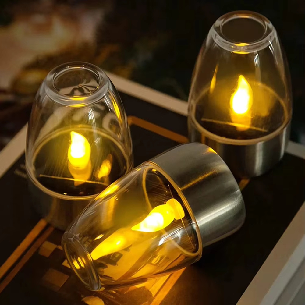 Outdoor Lighting Deck - Świece słoneczne LED ze stali nierdzewnej