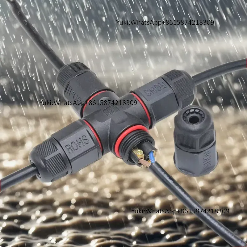 Outdoor Lighting Cable - Wodoodporne złącze kablowe IP68 typu T,