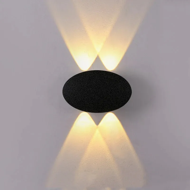 Outdoor Lighting Voltage - Nowoczesna Prosta Lampa Ścienna LED 4W