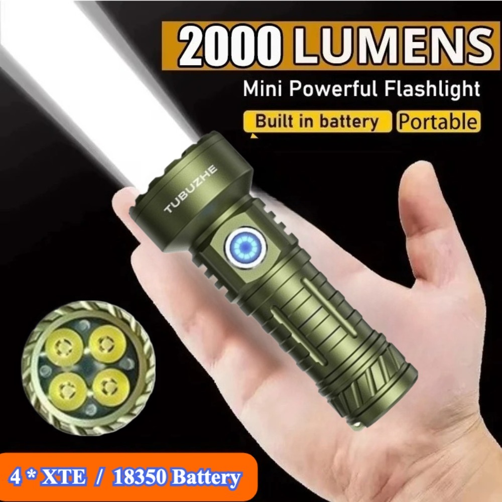 Outdoor Lighting Types - Mini Stalowa Latarenka Super Jasna z
