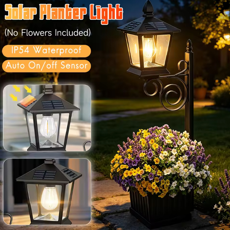 Outdoor Lighting Garden - Lampa solarna 2w1 do ogrodu, ciepła