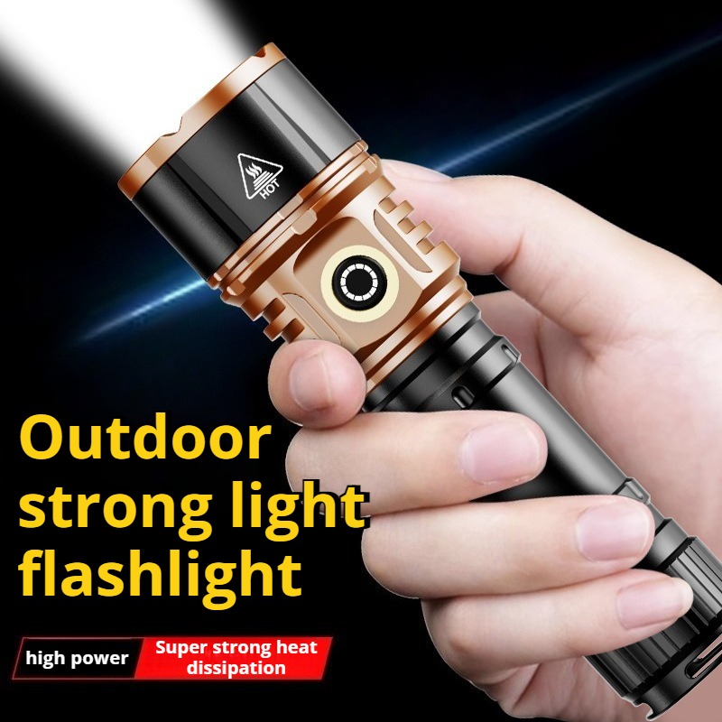 Outdoor Lighting Types - Mocna latarka LED o wysokiej mocy,