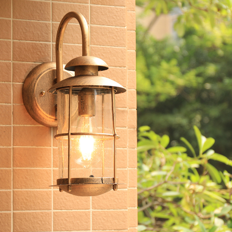 Outdoor Yard Lighting Fixtures - Vintage Lampa Ścienna E27 Oprawa Oświetleniowa
