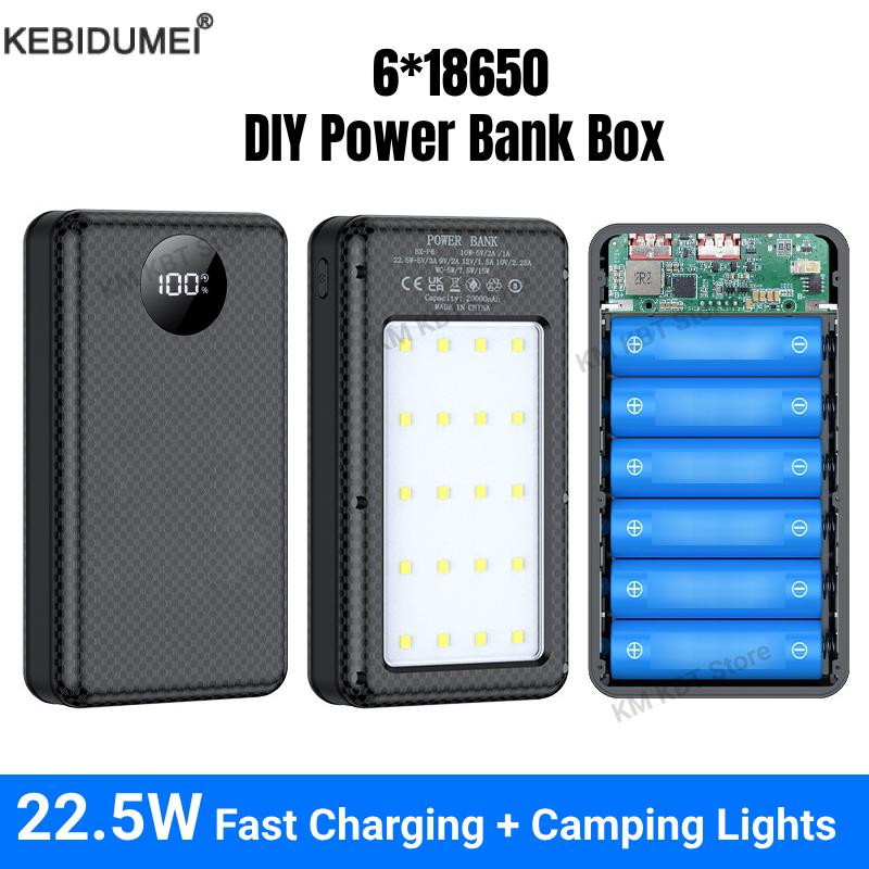Outdoor Lighting Battery Operated - Obudowa na baterie 18650 z szybkim