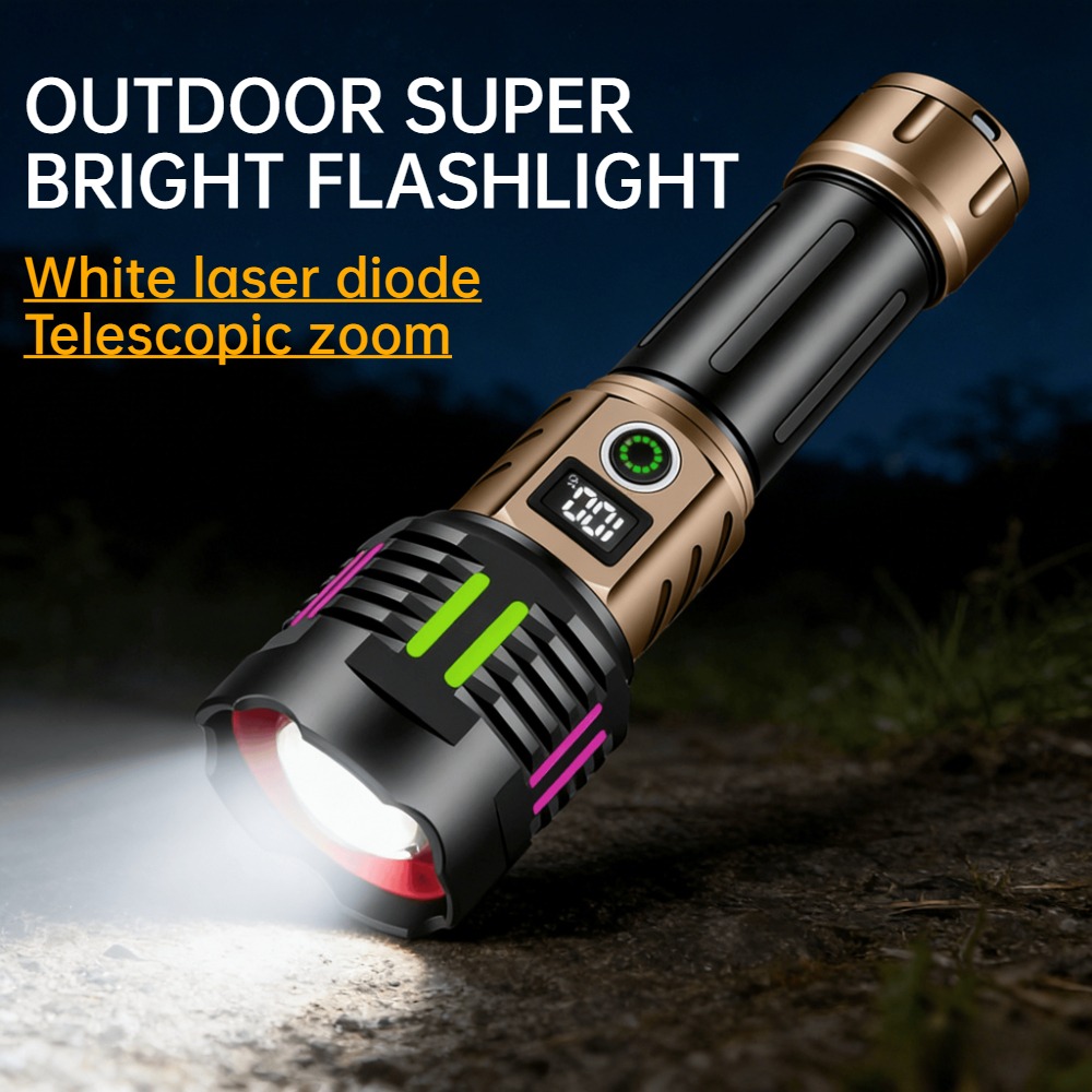 Outdoor Lighting Types - Super Jasna Biała Latarka LED z