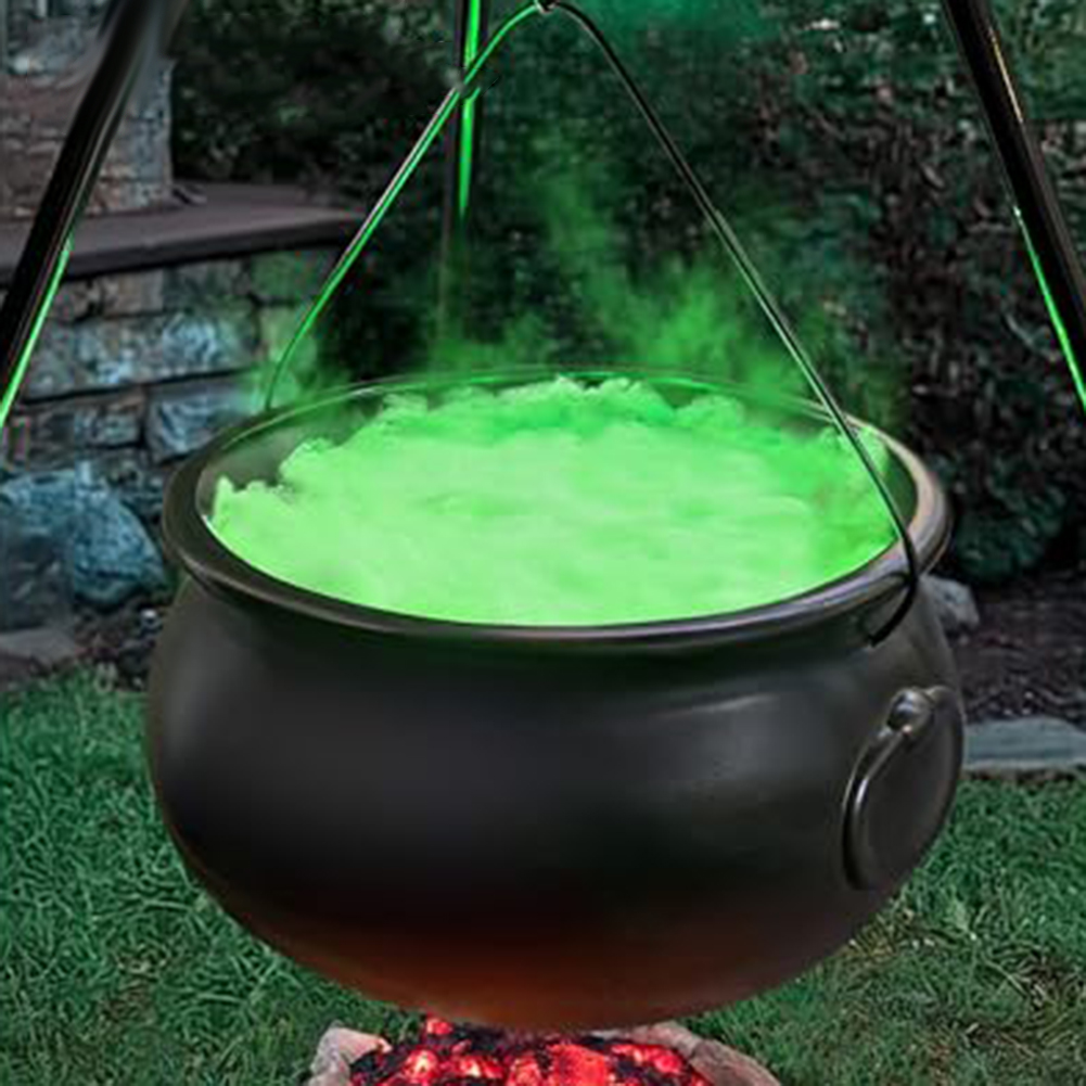 Outdoor Lighting Accent - Kociołek czarownic na Halloween na statywie