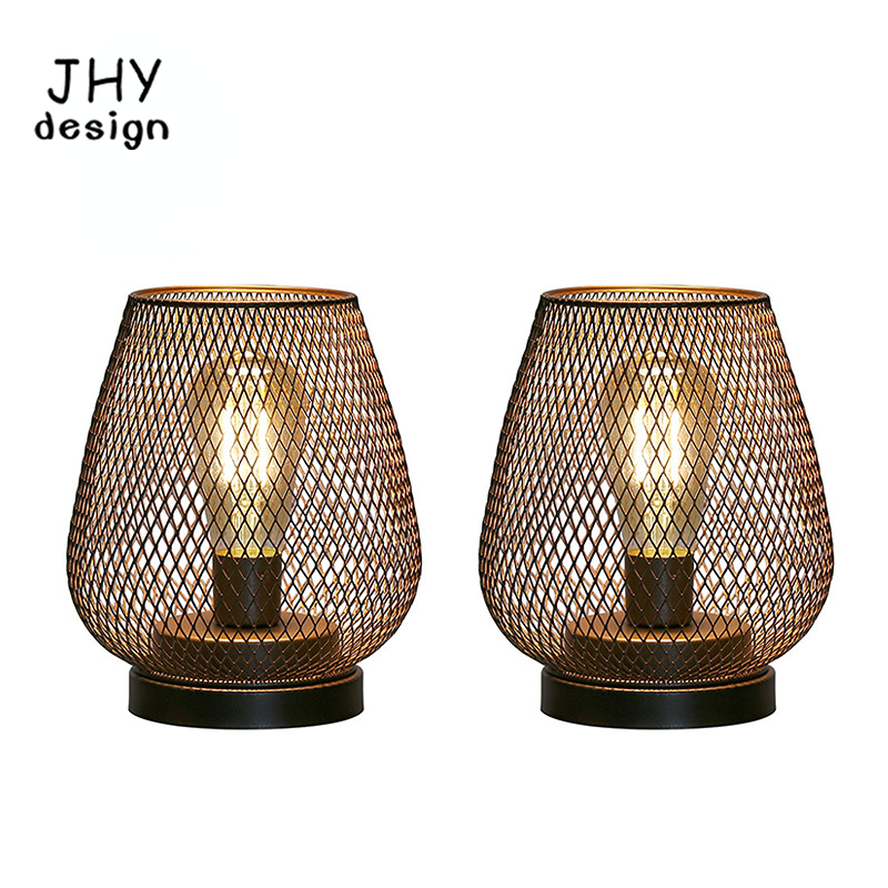 Outdoor Lighting Accent - Lampa stołowa z metalową klatką Latarnia