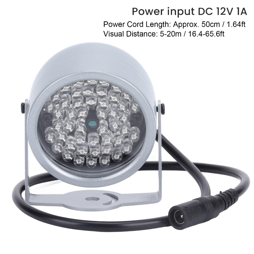 Outdoor Lighting Voltage - Lampa monitorująca z 48 diodami LED,