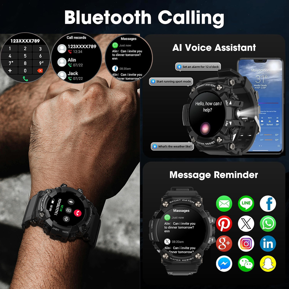 Zewnętrzny smartwatch Realtek  – Outdoor Lighting Ip Rating recenzja i cena