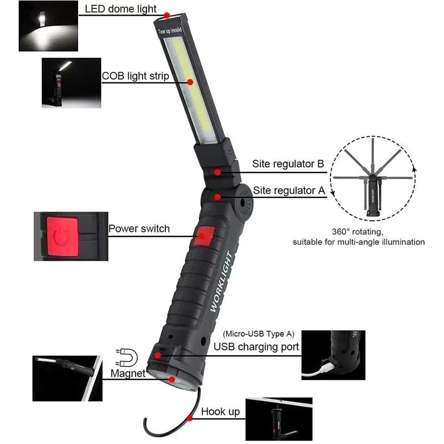 Przenośna latarka LED z magnet – Outdoor Lighting Types recenzja i cena
