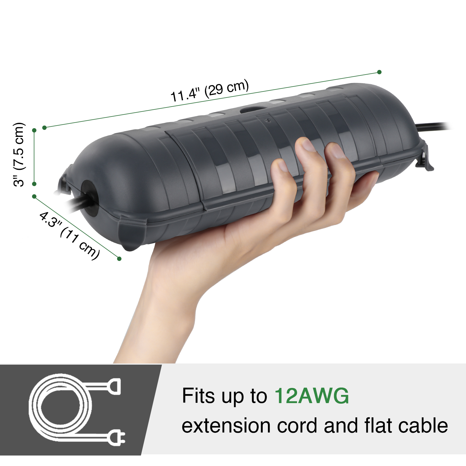 Duże, wodoodporne osłony kablo – Outdoor Lighting Cable recenzja i cena