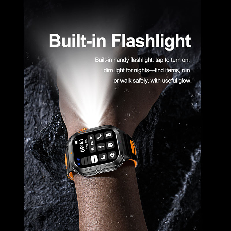 Wojskowy Smartwatch Sportowy n – Outdoor Lighting Ip Rating recenzja i cena
