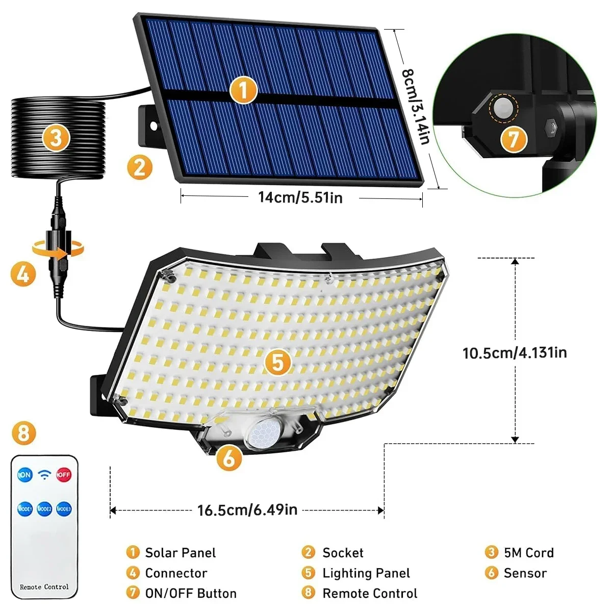 234 LED Solarne Lampy Zewnętrz – Outdoor Lighting Garden recenzja i cena