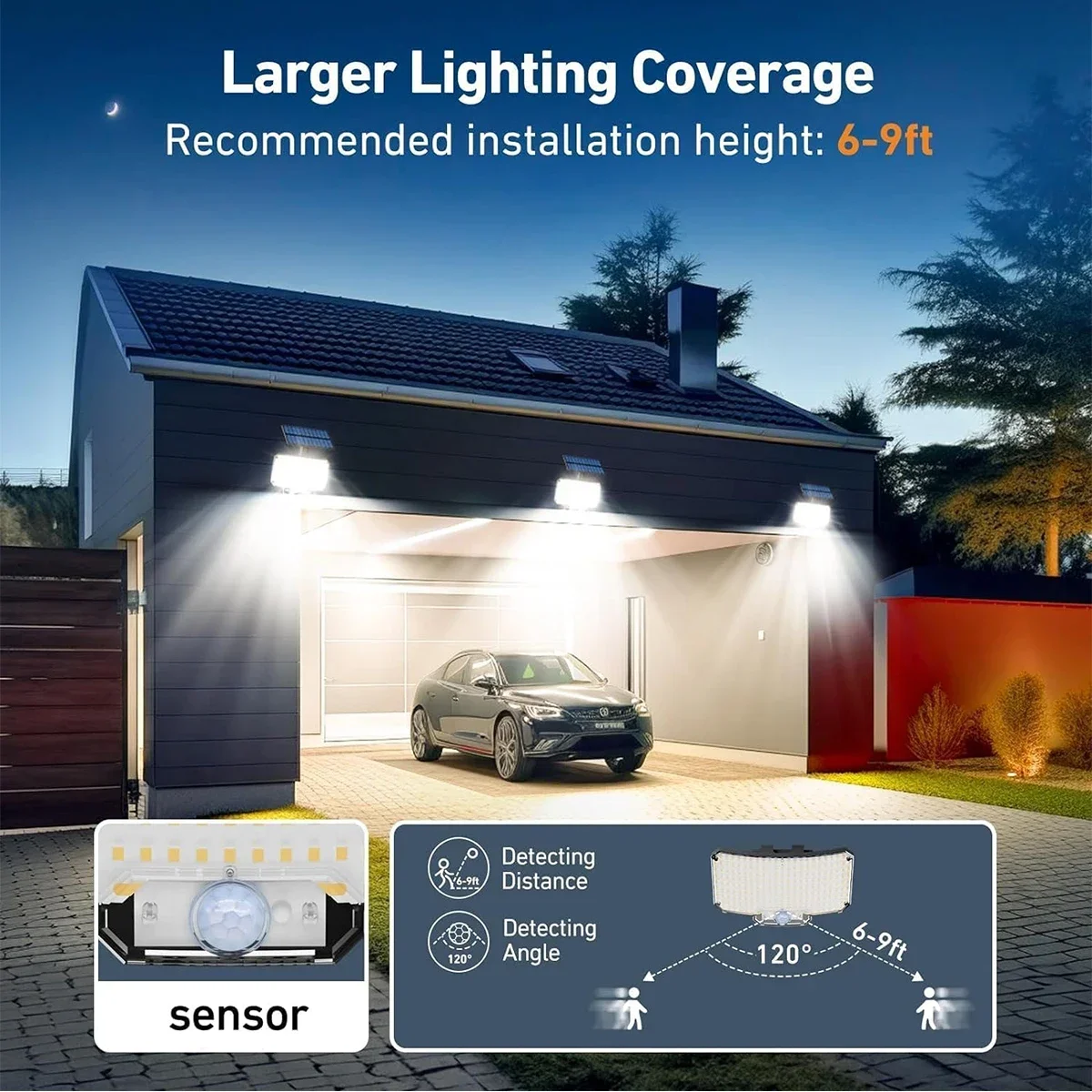 234 LED Solarne Lampy Zewnętrz – Outdoor Lighting Garden recenzja i cena
