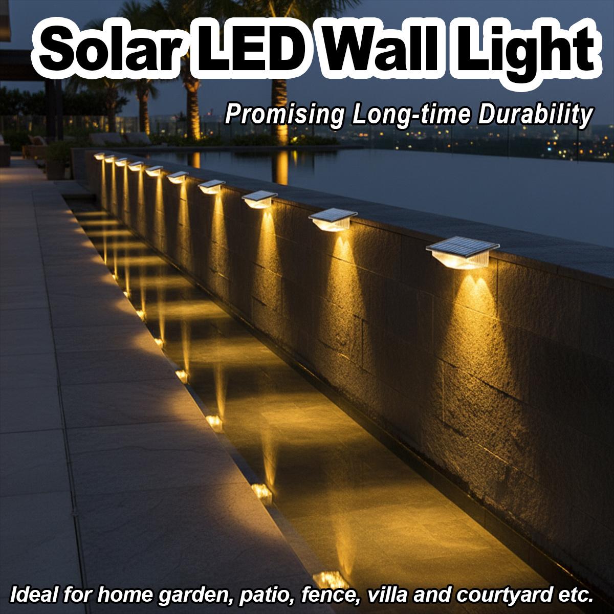 4 szt. Solarne lampki ogrodzen – Outdoor Yard Lighting Fixtures recenzja i cena