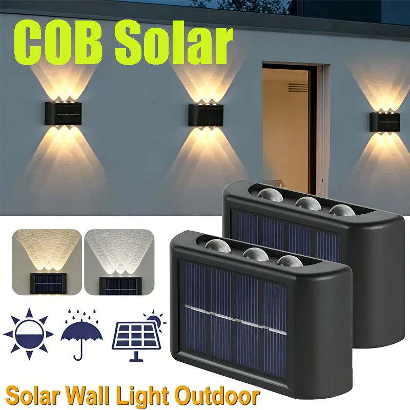 Zewnętrzna lampa solarna COB,  – Outdoor Lighting Garden recenzja i cena