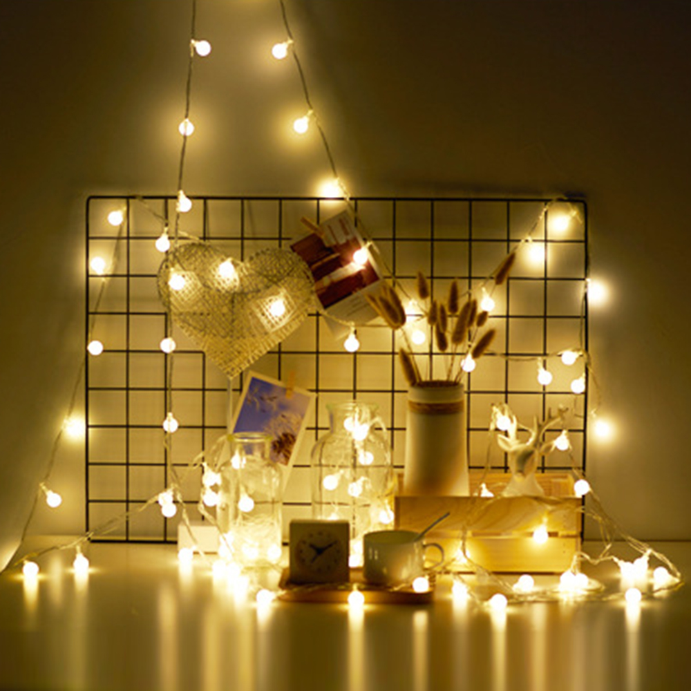 3M/6M/10M Ball LED String Ligh – Outdoor Lighting Battery Operated recenzja i cena