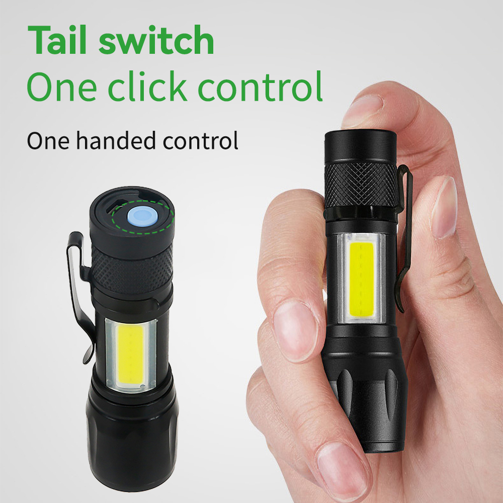 Mini Latarka LED COB+XPE Przen – Outdoor Lighting Black recenzja i cena