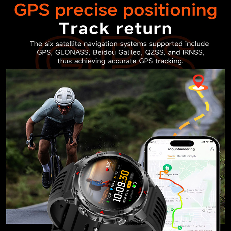 Nowy Smartwatch GPS z Kompasem – Outdoor Lighting Ip Rating recenzja i cena