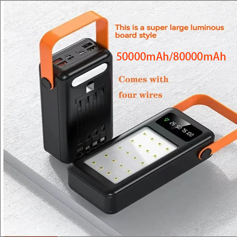 Powerbank przenośny 50000mAh 8 – Outdoor Lighting Cable recenzja i cena
