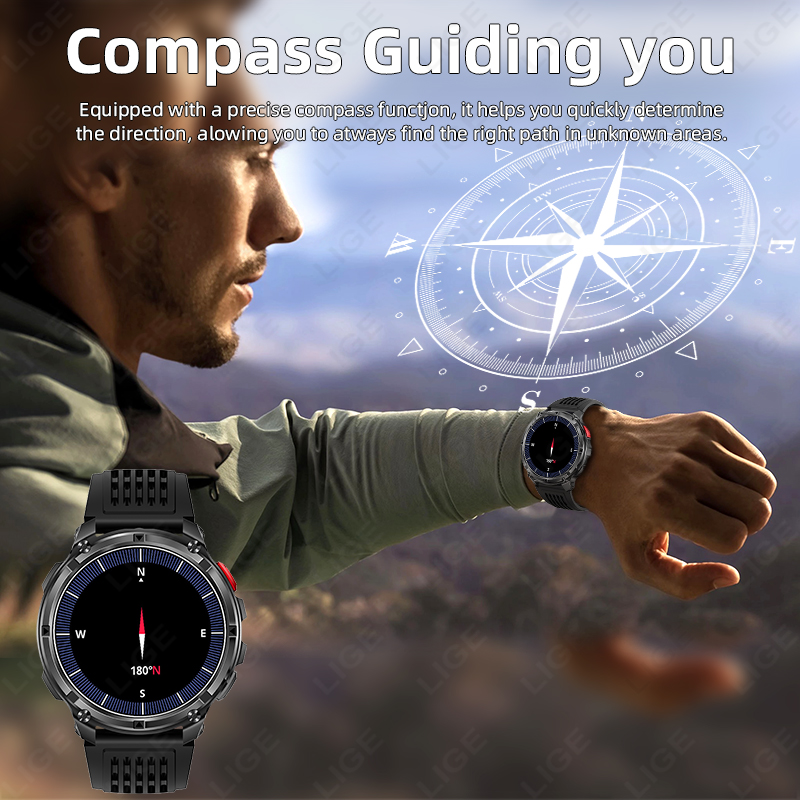 Smartwatch z baterią 1100mAh,  – Outdoor Lighting Ip Rating recenzja i cena