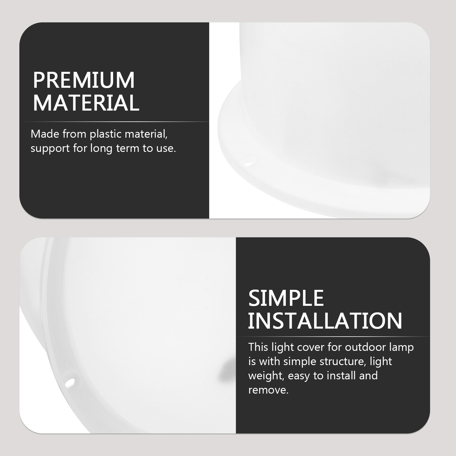 Wymienna plastikowa osłona lam – Outdoor Yard Lighting Fixtures recenzja i cena