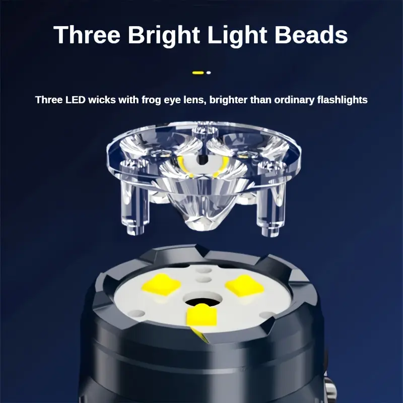 Mini latarka 3LED z klipsem do – Outdoor Lighting Black recenzja i cena