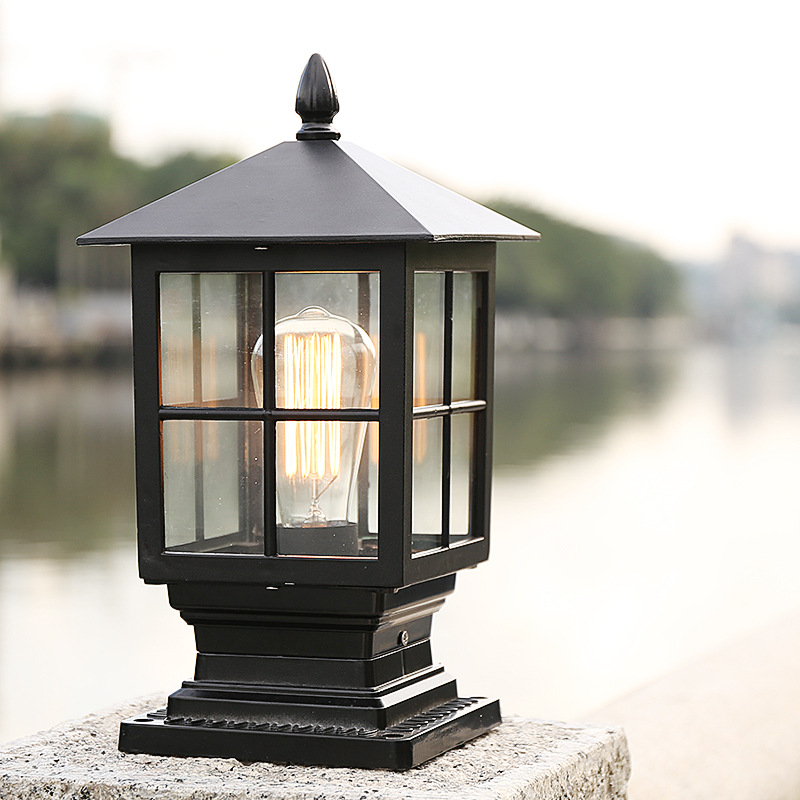 Zewnętrzne lampy słupkowe Led  – Outdoor Yard Lighting Fixtures recenzja i cena