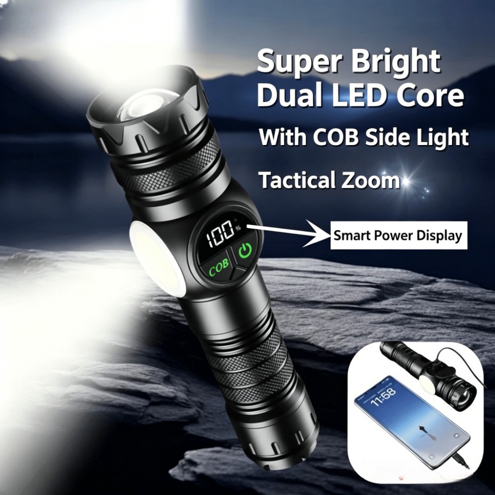Latarka LED z białym światłem, – Outdoor Lighting Types recenzja i cena