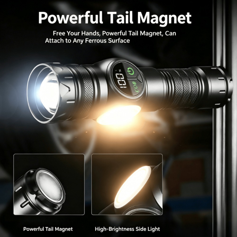 Latarka LED z białym światłem, – Outdoor Lighting Types recenzja i cena