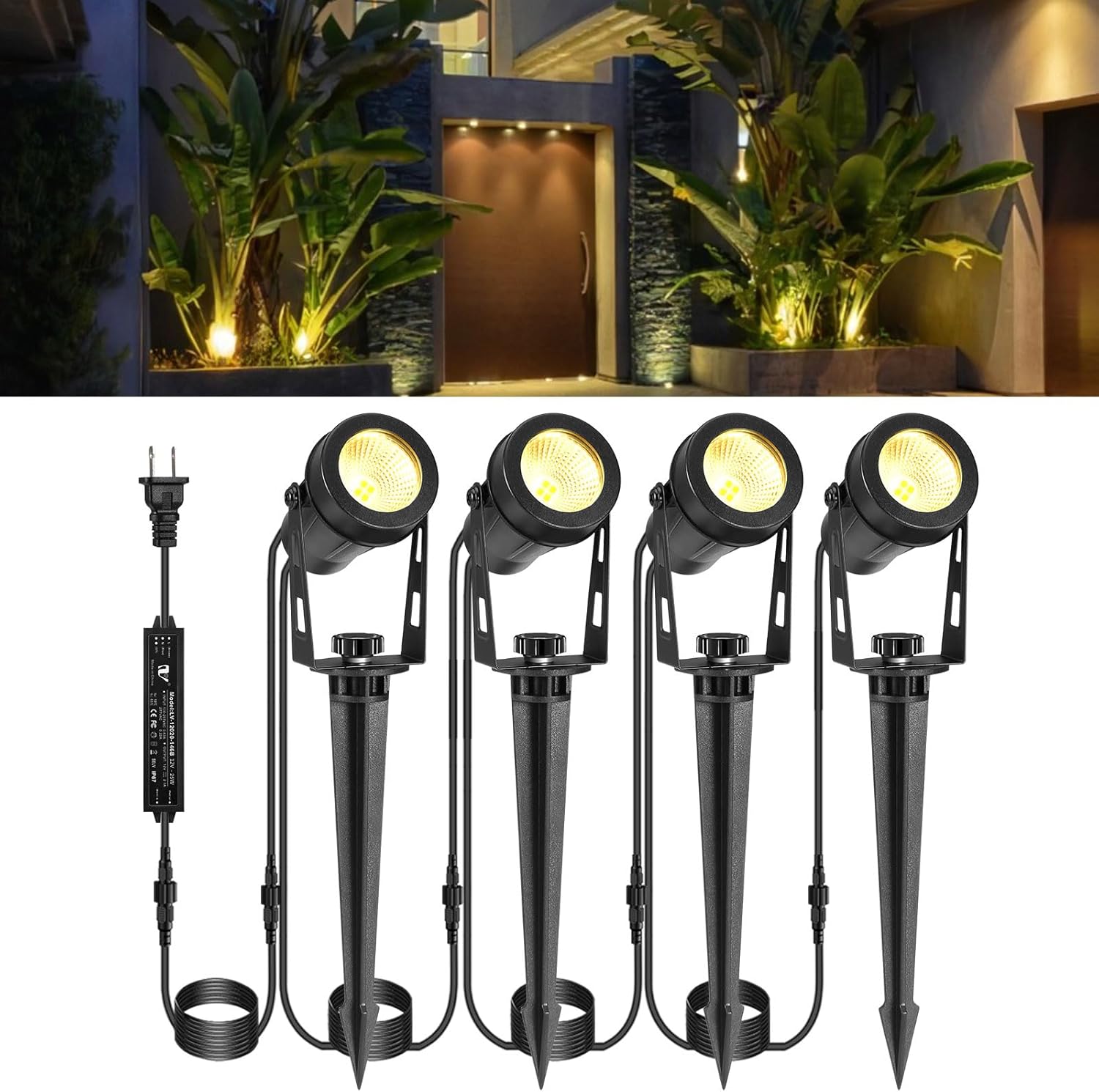Zestaw 6 lamp krajobrazowych n – Outdoor Lighting Voltage recenzja i cena