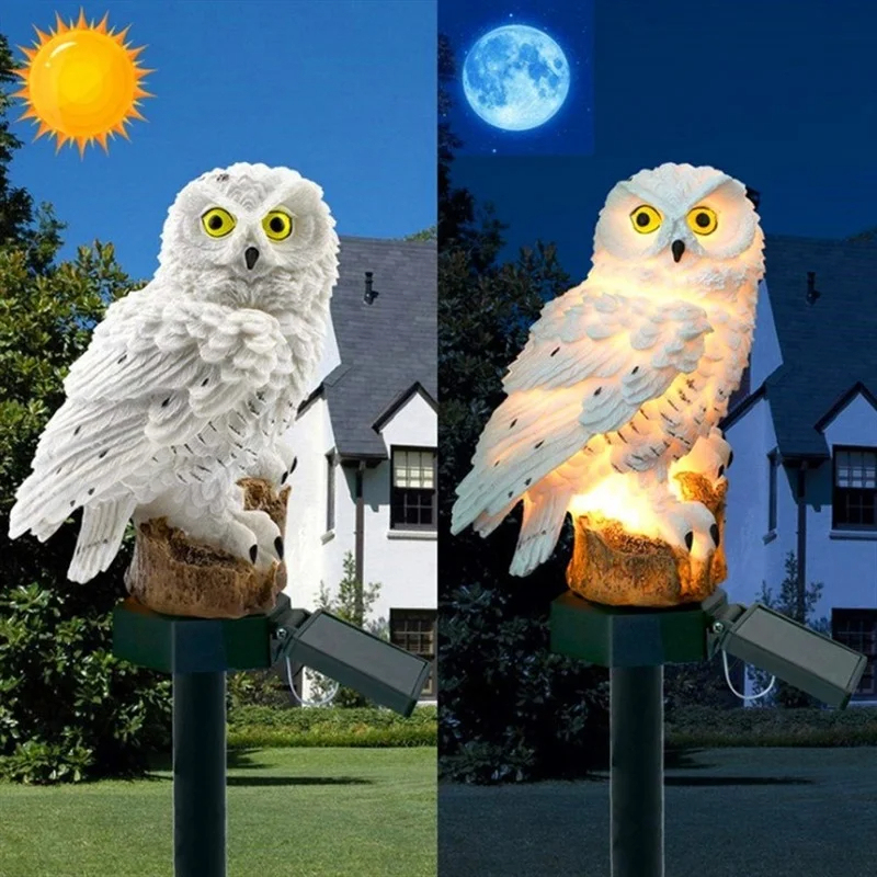 Solarna Statua Sowy, Lampa Ogr – Outdoor Lighting Types recenzja i cena