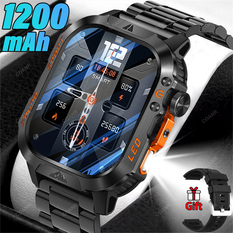COANR Nowy wojskowy smartwatch – Outdoor Lighting Ip Rating recenzja i cena