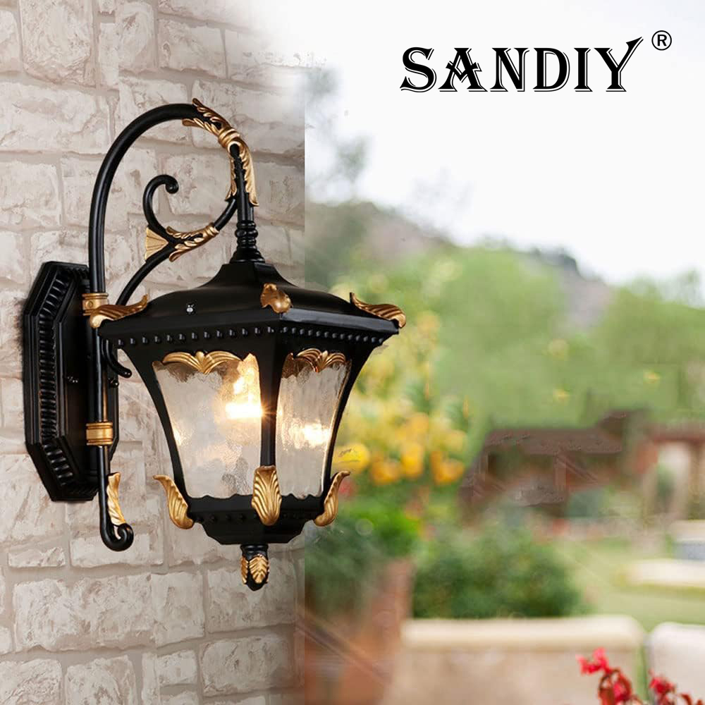 SANDIY Zewnętrzna kinkiet w st – Outdoor Yard Lighting Fixtures recenzja i cena