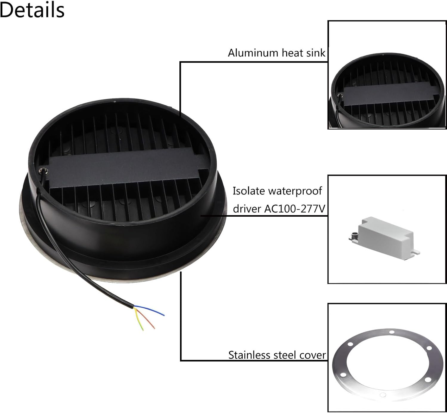Zewnętrzne lampy gruntowe 18W, – Outdoor Lighting Voltage recenzja i cena