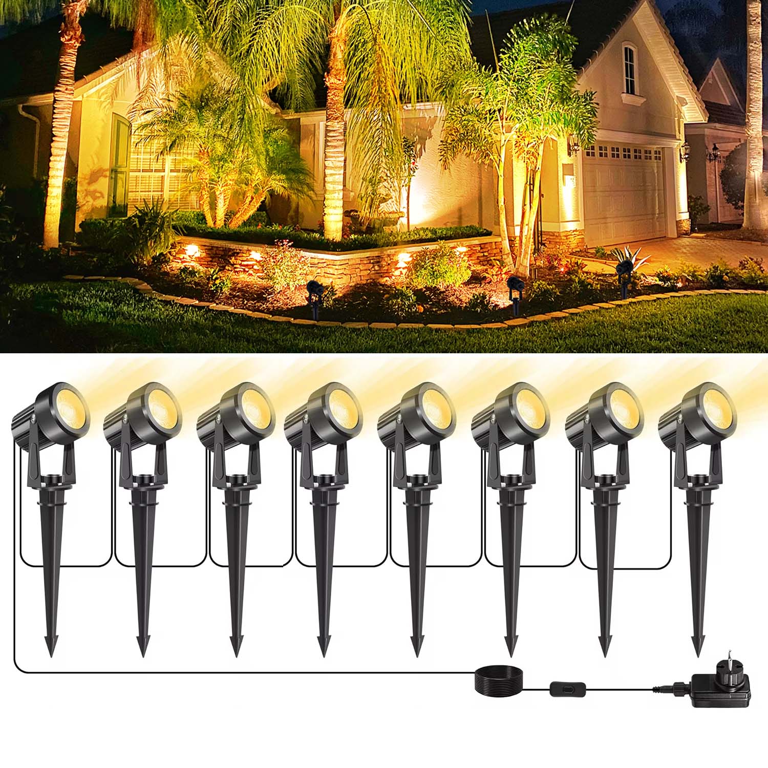 4/6/8 diod LED 3000K reflektor – Outdoor Lighting Voltage recenzja i cena