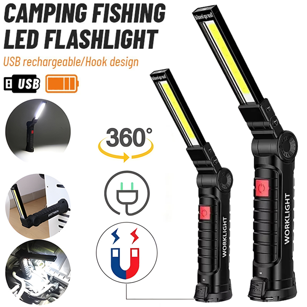 Latarka LED COB, ładowana prze – Outdoor Lighting Types recenzja i cena