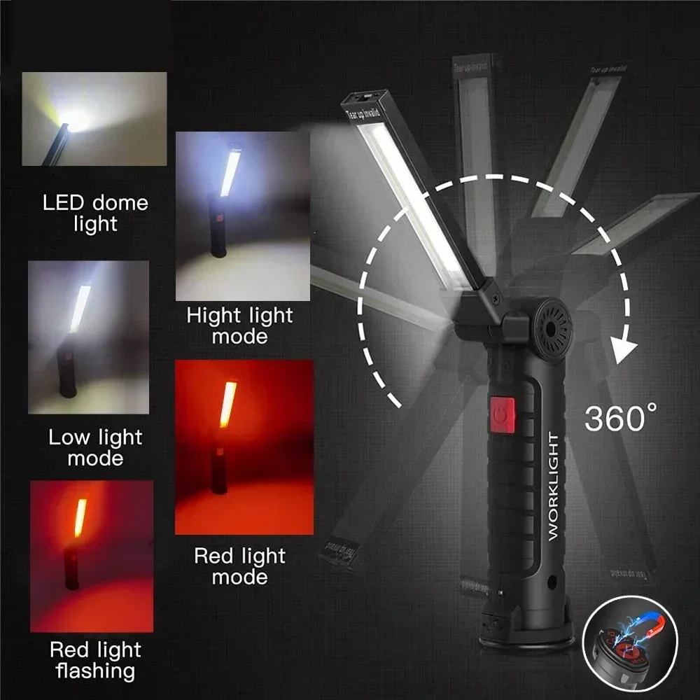 Latarka LED COB, ładowana prze – Outdoor Lighting Types recenzja i cena