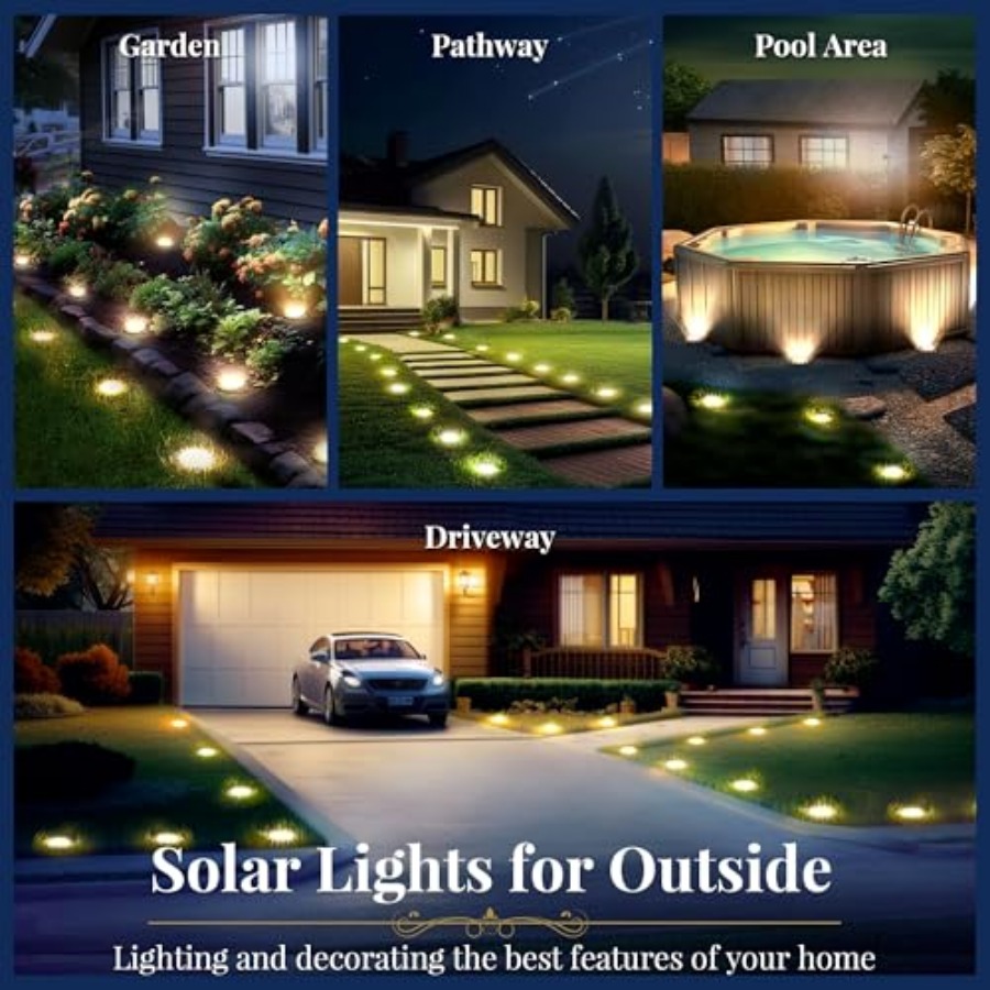 Solarne lampy gruntowe, solarn – Outdoor Lighting Garden recenzja i cena