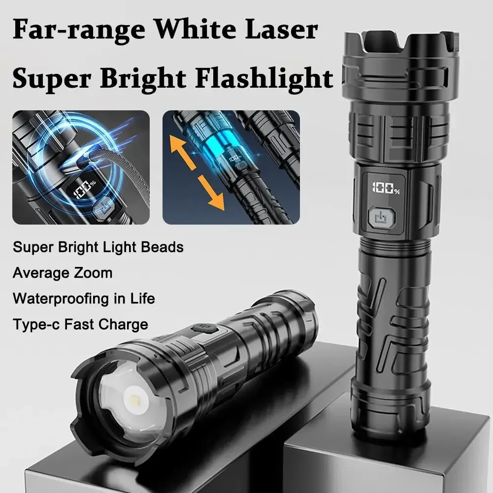 Super Jasna Latarka LED USB Ak – Outdoor Lighting Black recenzja i cena