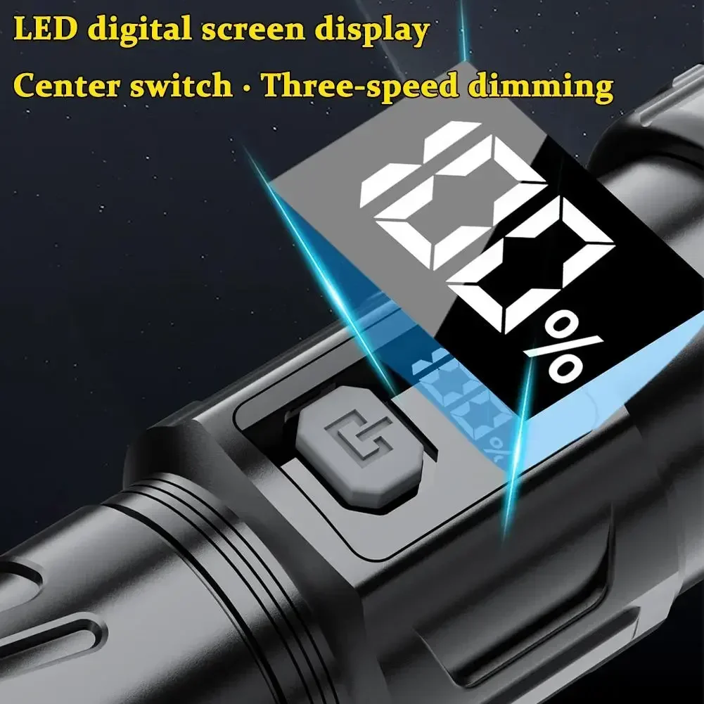 Super Jasna Latarka LED USB Ak – Outdoor Lighting Black recenzja i cena