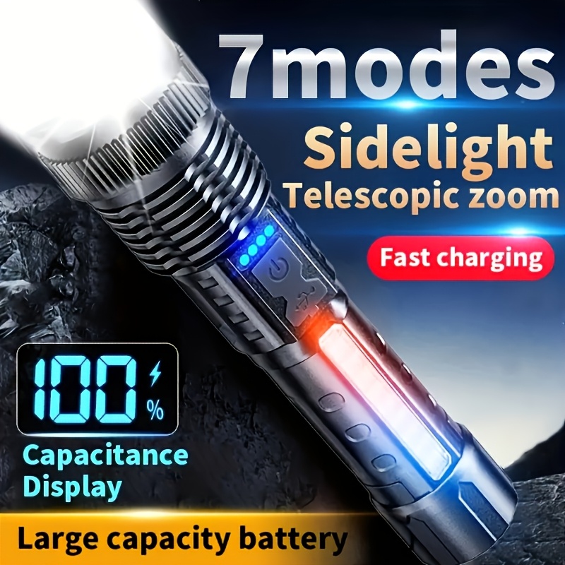 Mocna latarka LED z wyświetlac – Outdoor Lighting Types recenzja i cena